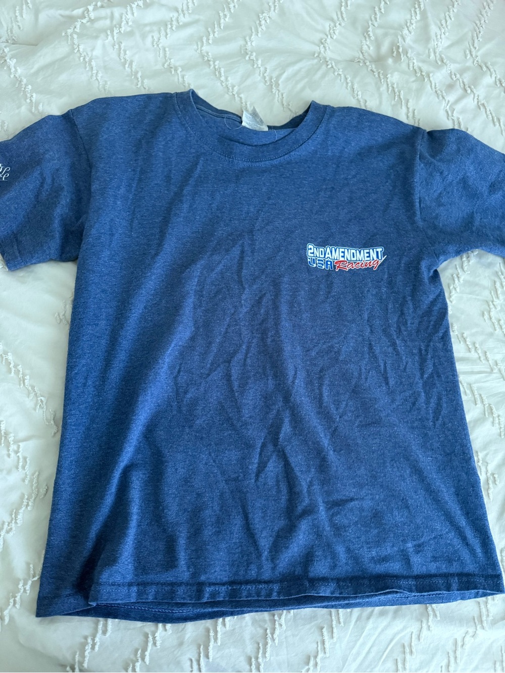 Jerzees Navy Blue Kids Short Sleeve Graphic Tee